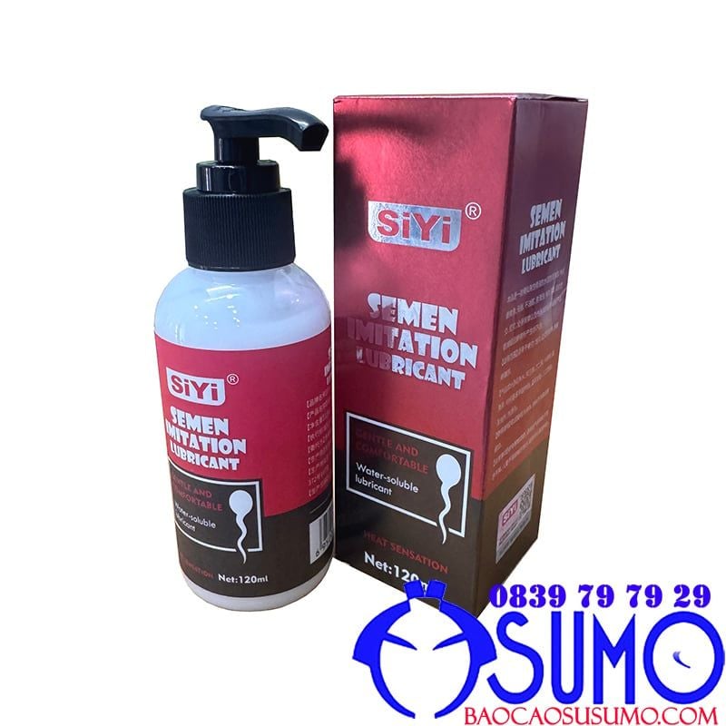 Gel bôi trơn tinh trùng ấm áp Siyi Semen Heat Sensation 120ml chuyên biệt cho hậu môn
