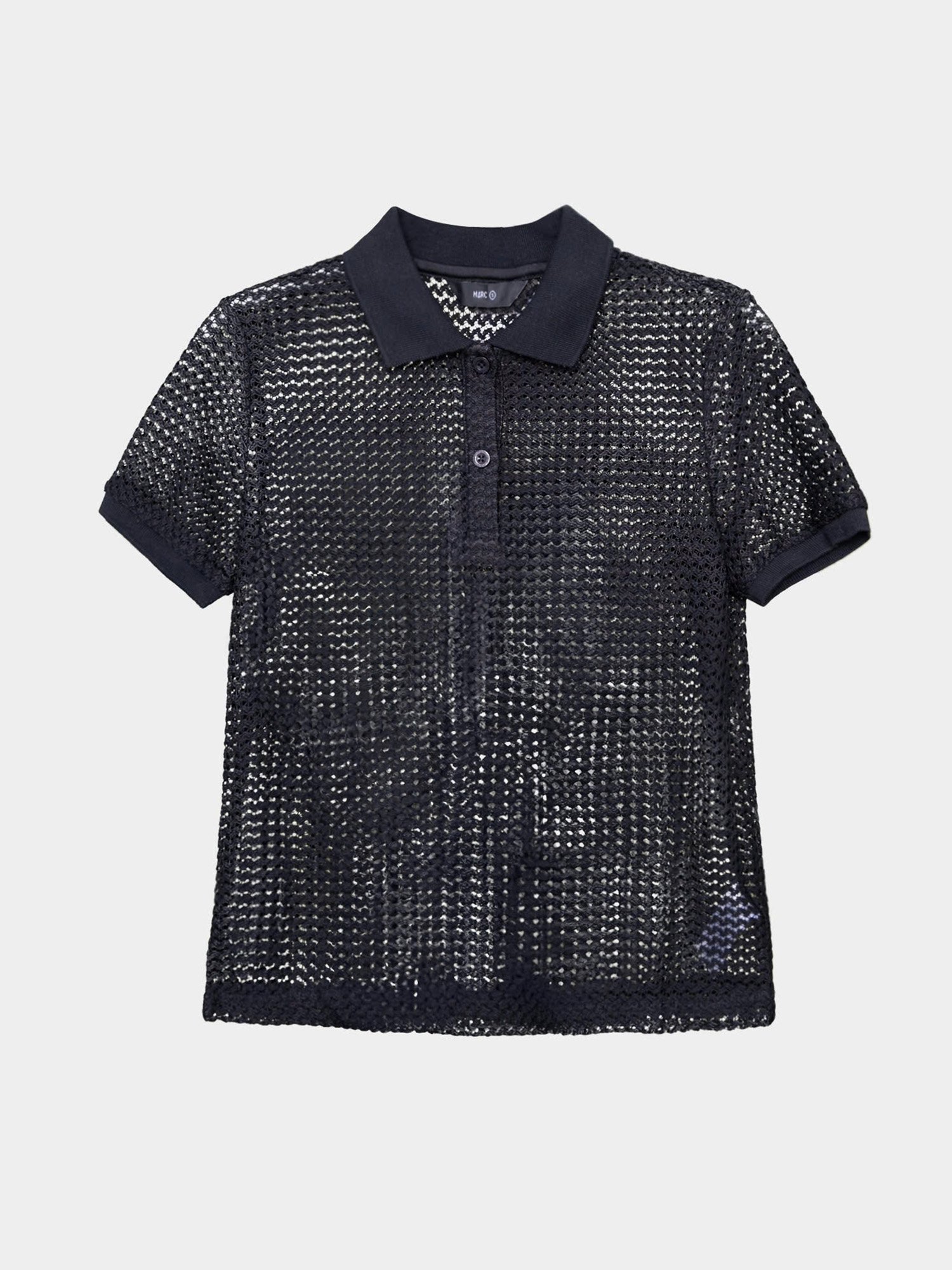 Áo thun polo dệt kim form cơ bản