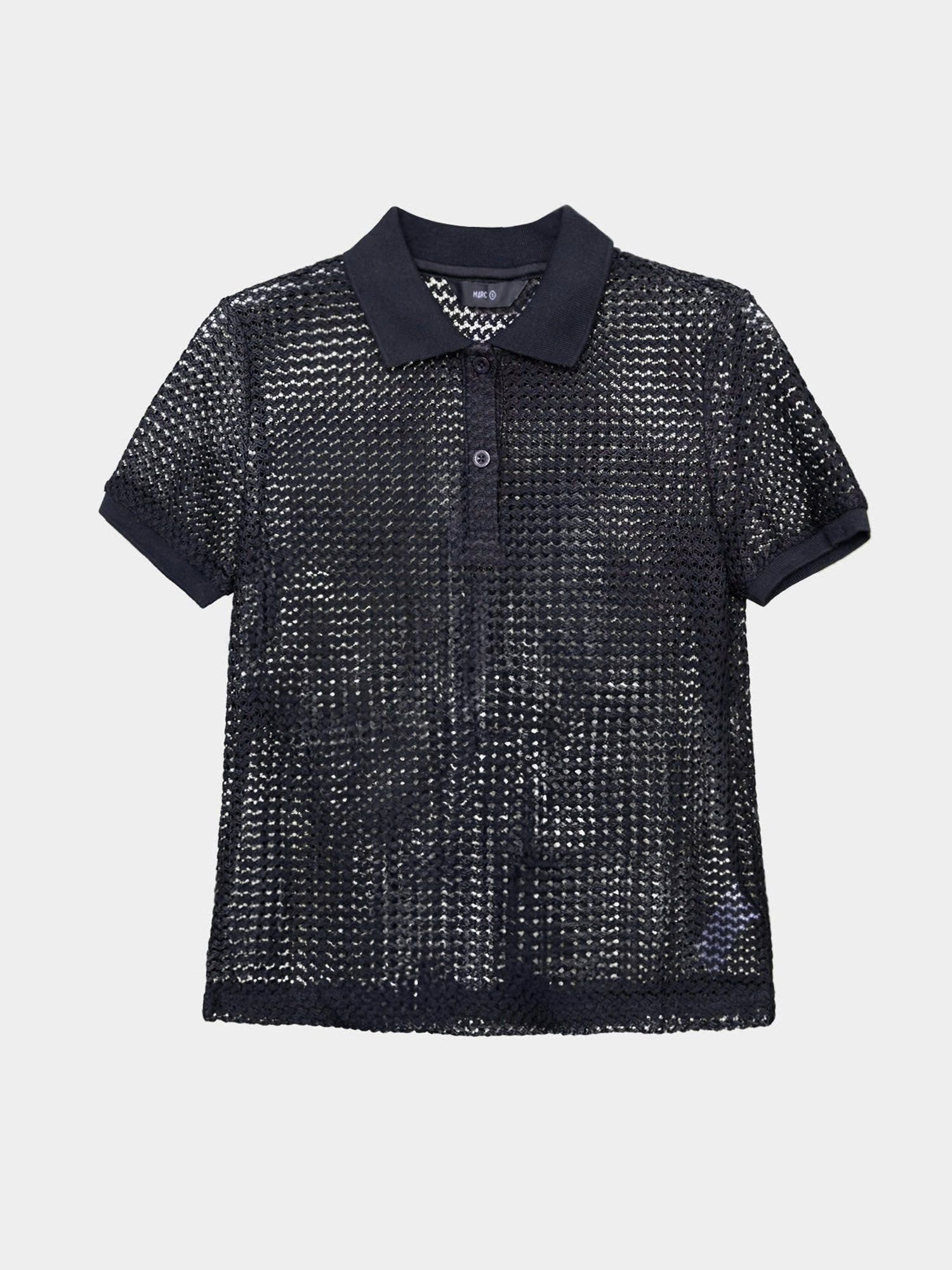  Áo thun polo dệt kim form cơ bản 