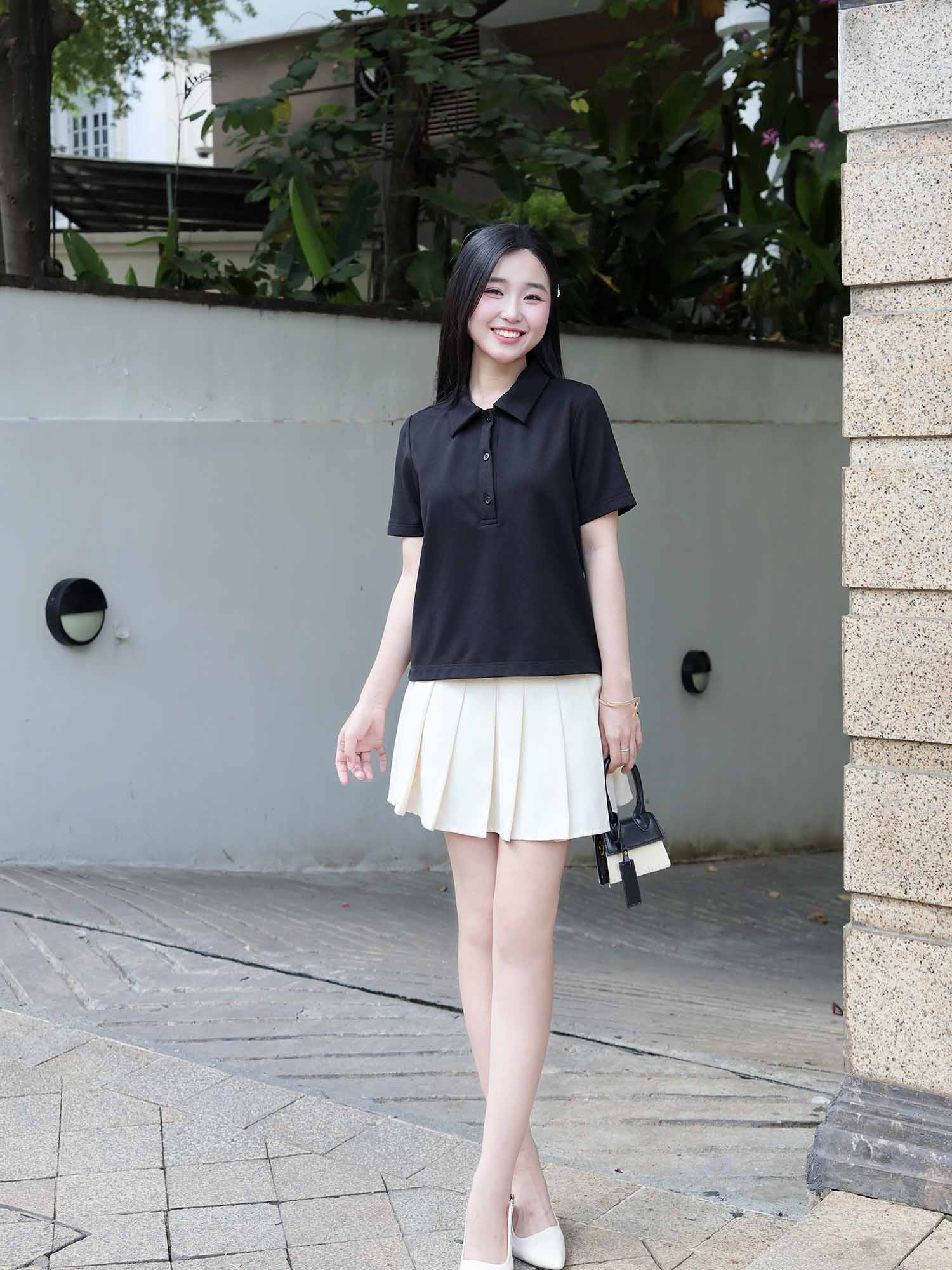 Áo thun polo dệt kim