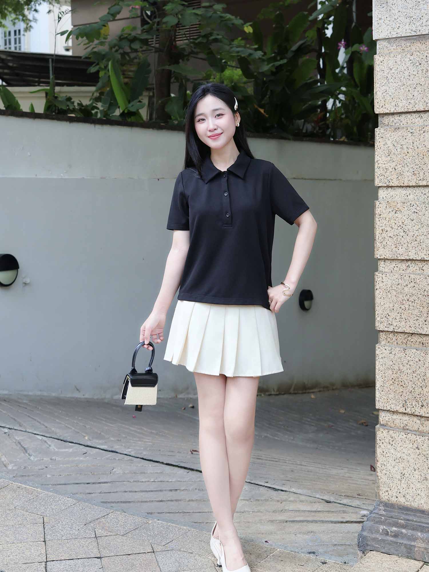 Áo thun polo dệt kim