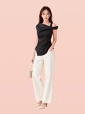  Áo draping xếp ly vai và eo 
