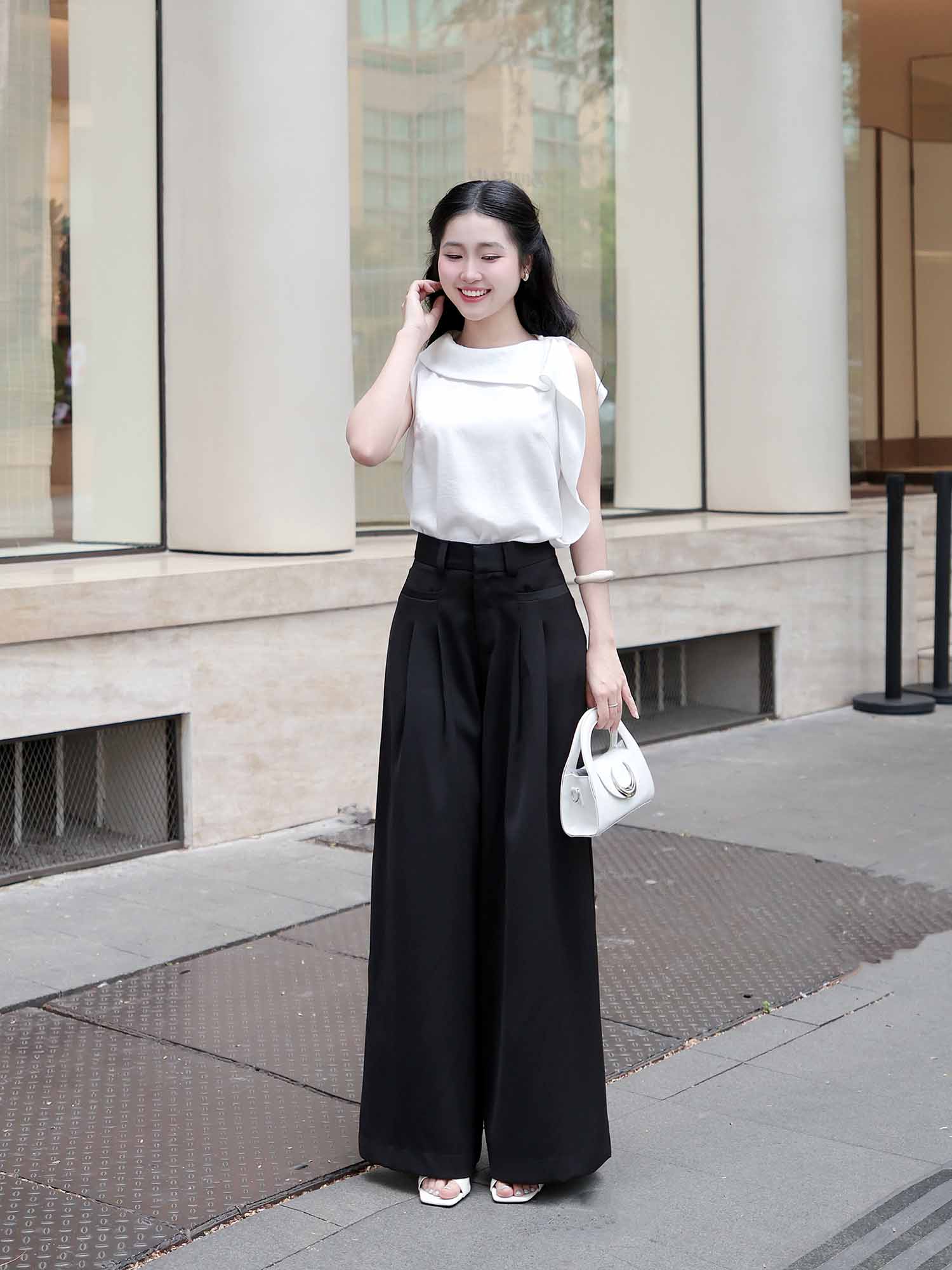 Quần tây dài ống suông