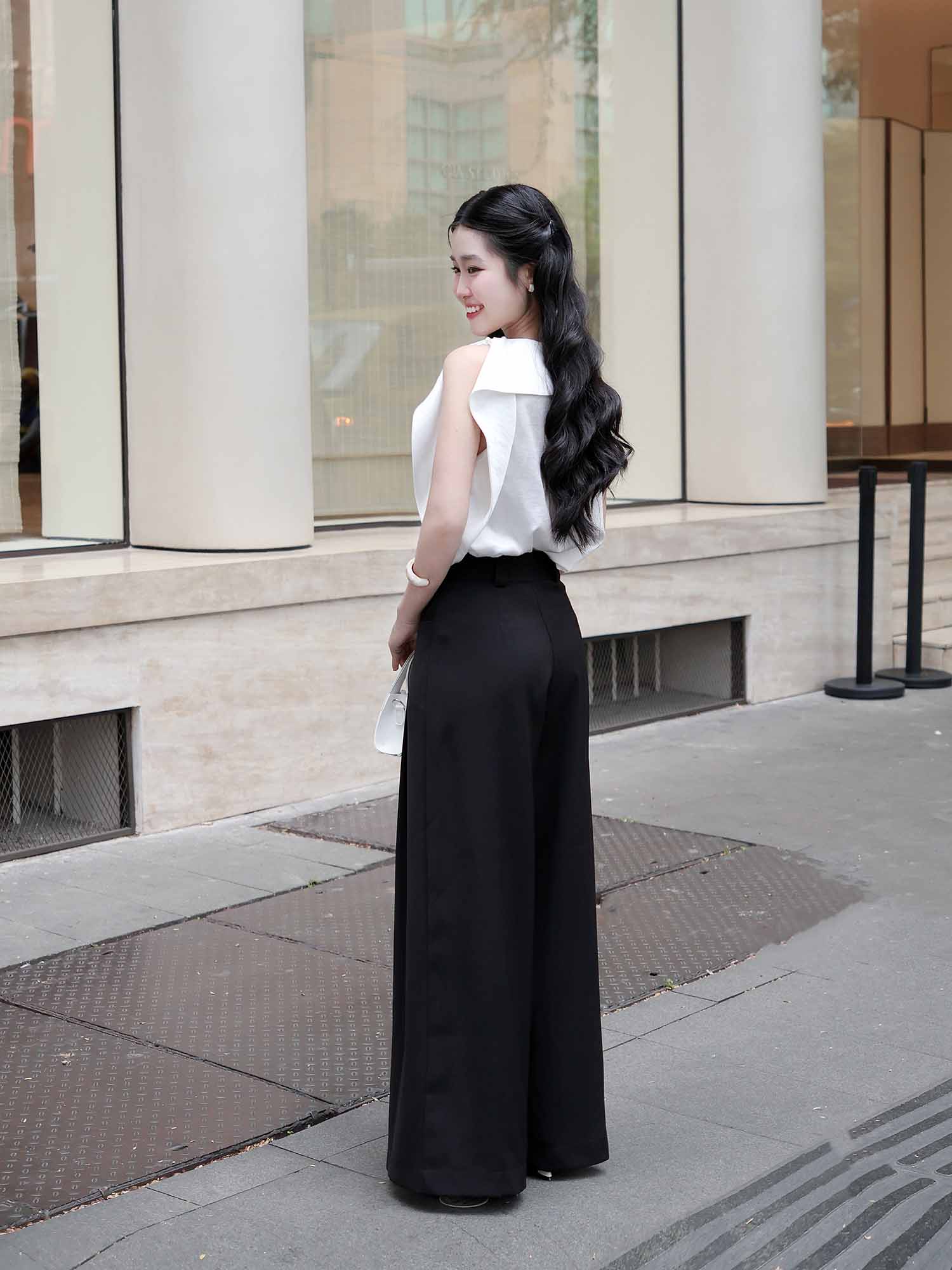 Quần tây dài ống suông