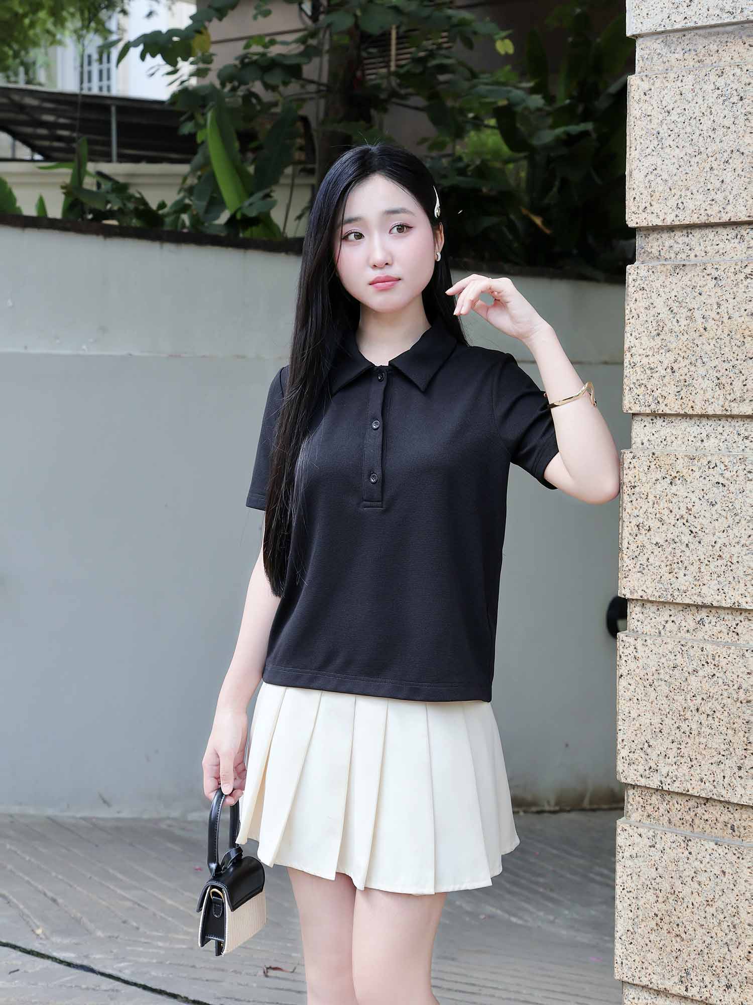 Áo thun polo dệt kim