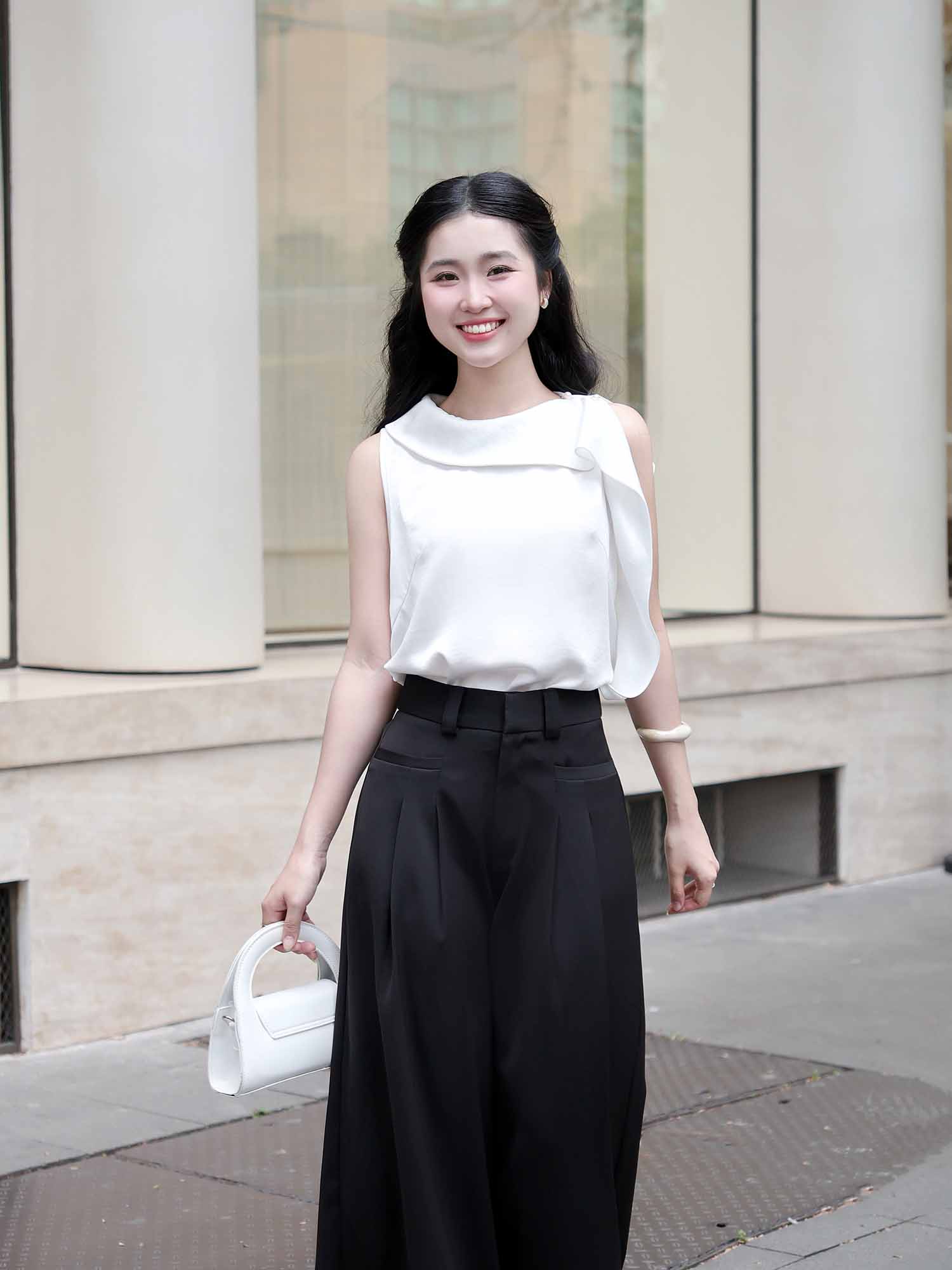 Quần tây dài ống suông