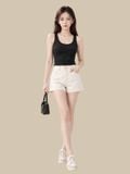  Áo tanktop basic cotton 4 chiều 