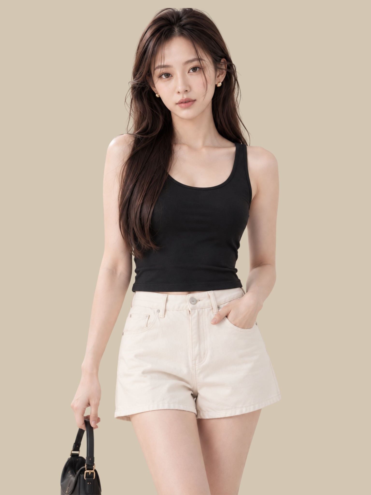  Áo tanktop basic cotton 4 chiều 