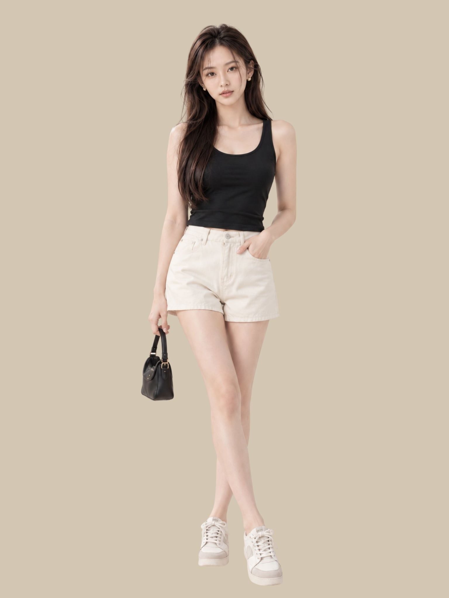  Áo tanktop basic cotton 4 chiều 