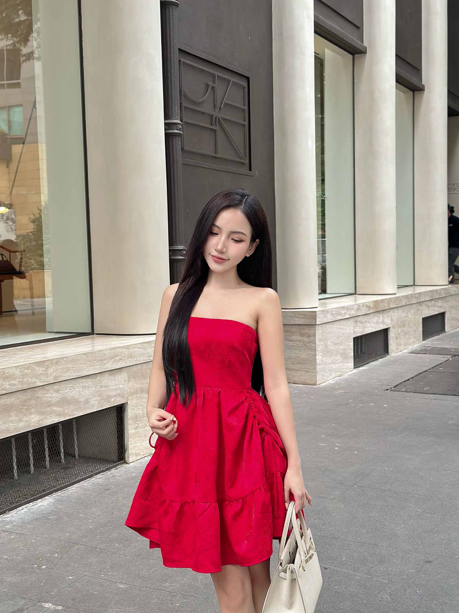 Đầm mini cúp ngực babydoll