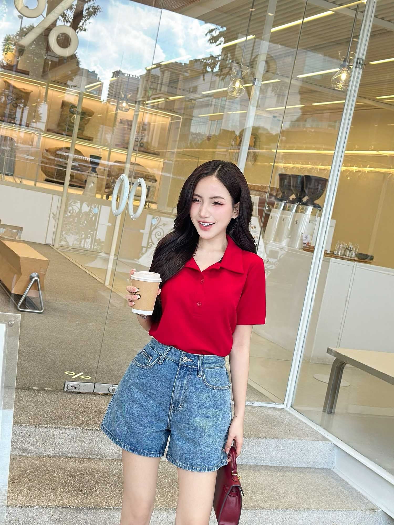  Áo thun polo dệt kim 