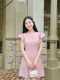  Đầm cơ bản tay phồng 