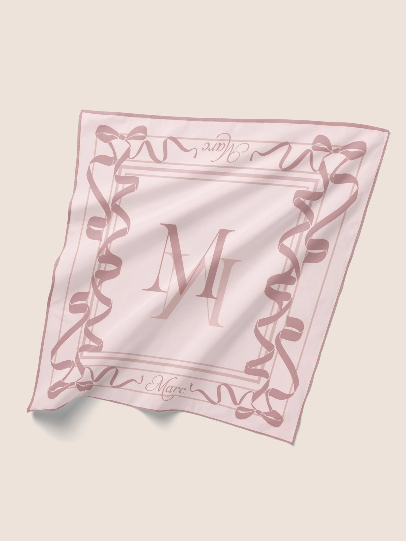  Khăn lụa cao cấp Marc Monogram 