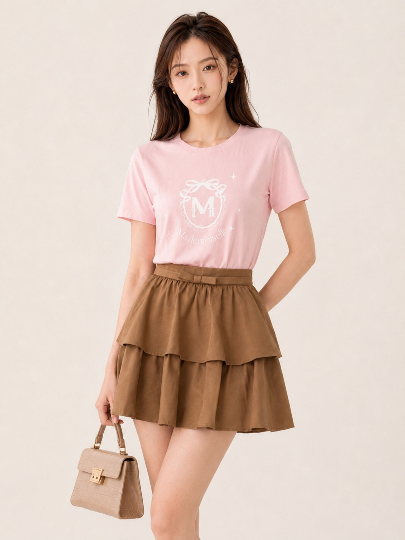 Áo thun basic hình in cách điệu