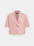  Áo blazer dáng crop tay ngắn cài nút 