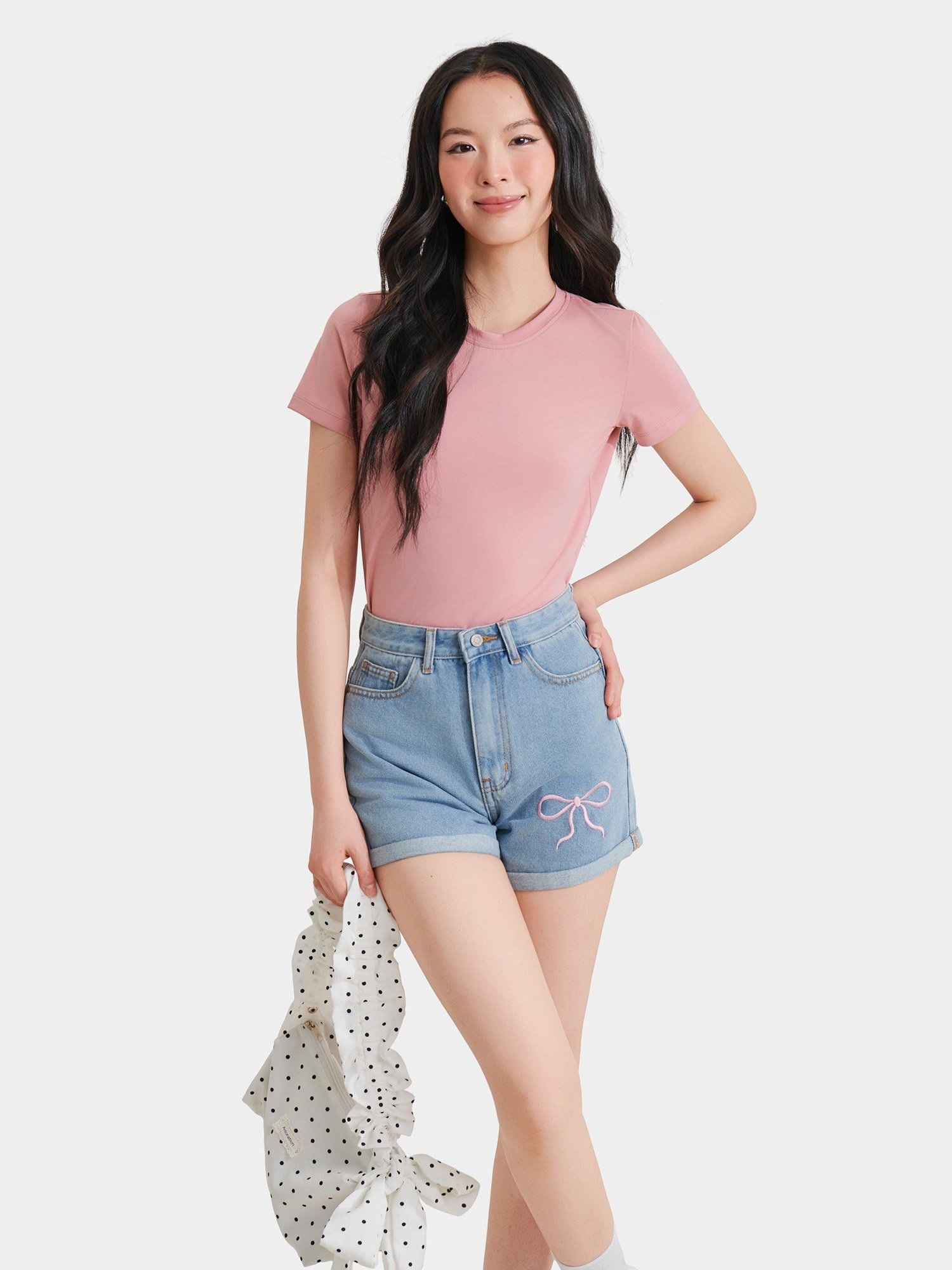  Áo thun 4 chiều form basic tay ngắn 