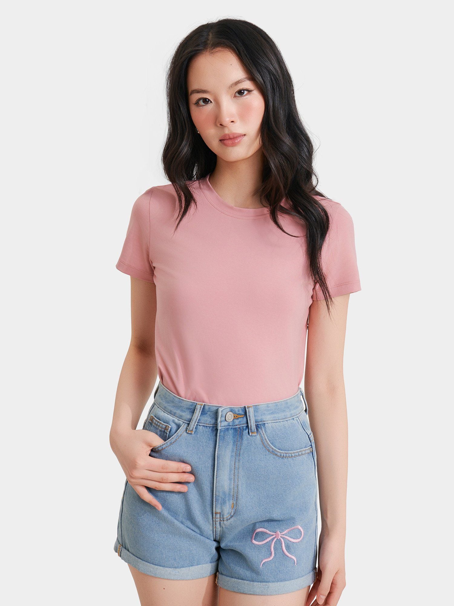  Áo thun 4 chiều form basic tay ngắn 