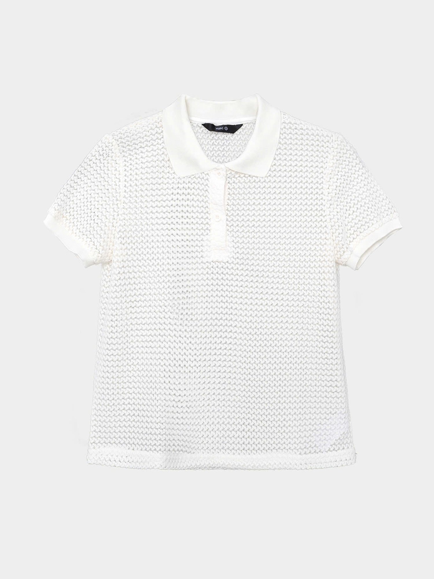 Áo thun polo dệt kim form cơ bản