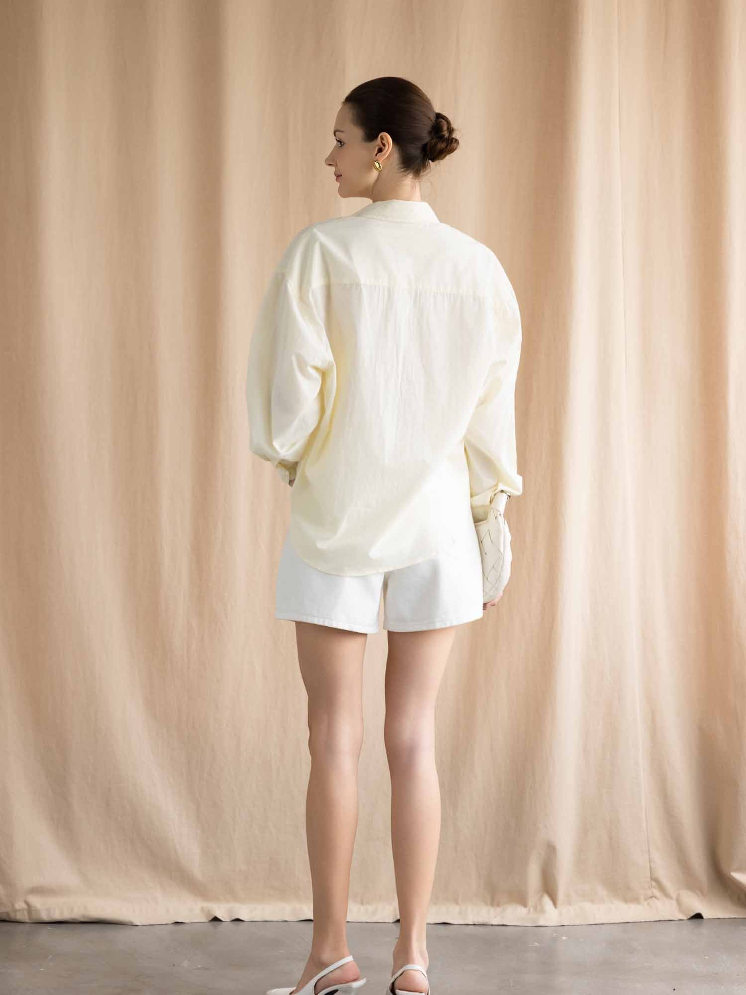 Áo sơ mi cơ bản form rộng