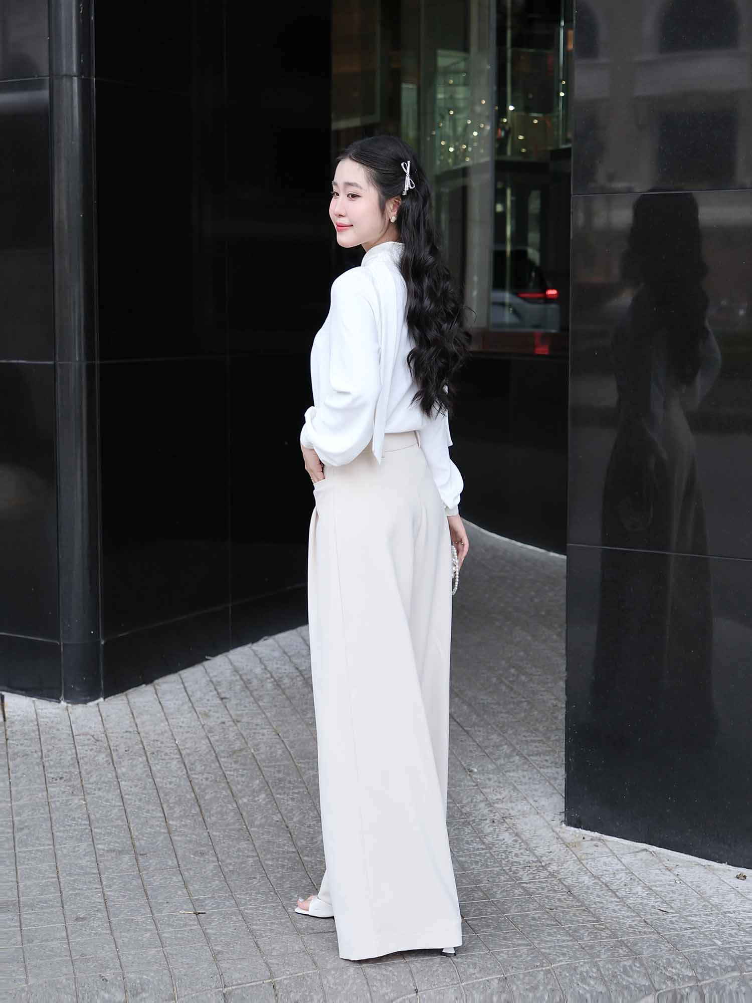 Quần tây dài ống suông