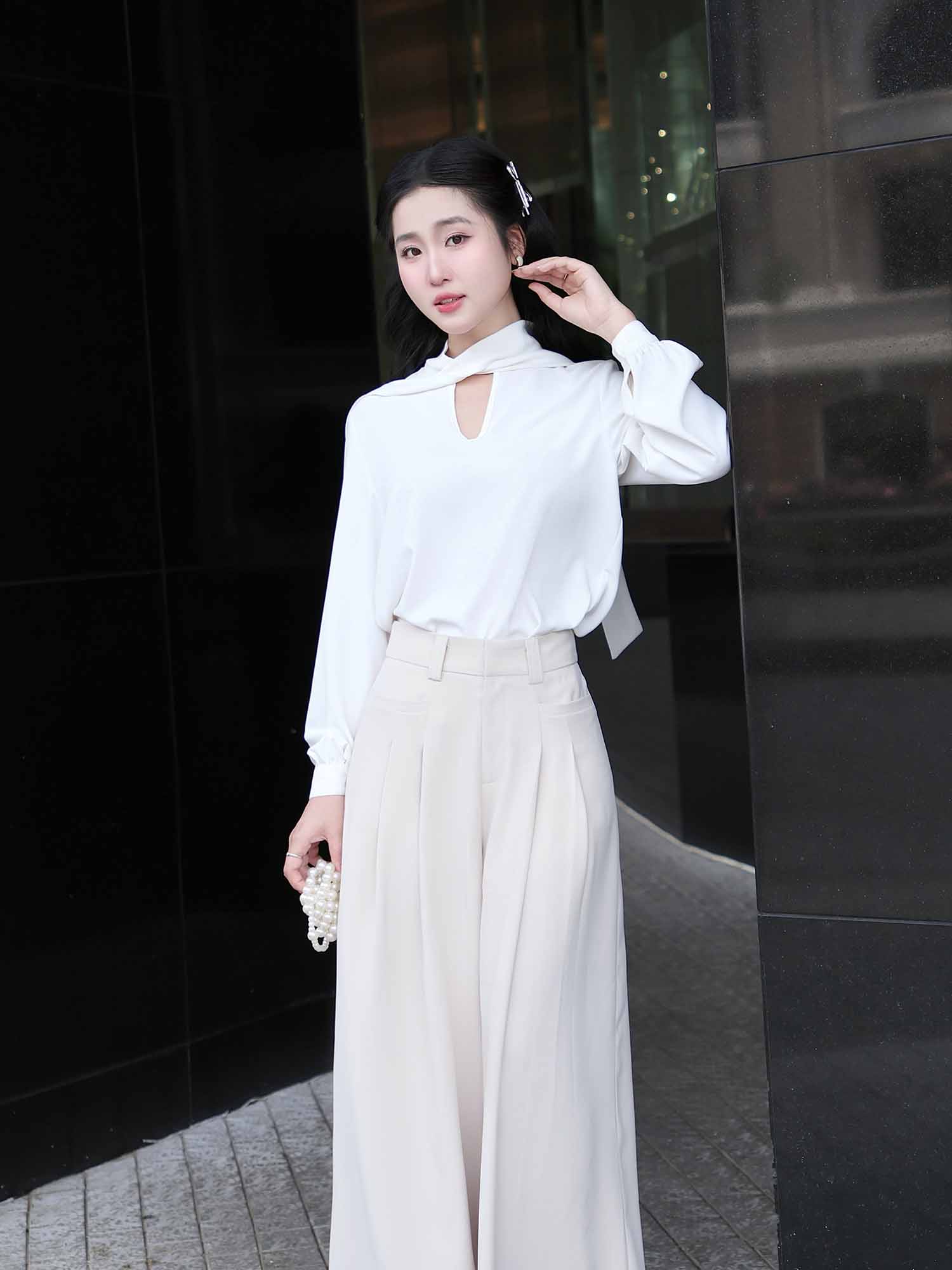 Quần tây dài ống suông