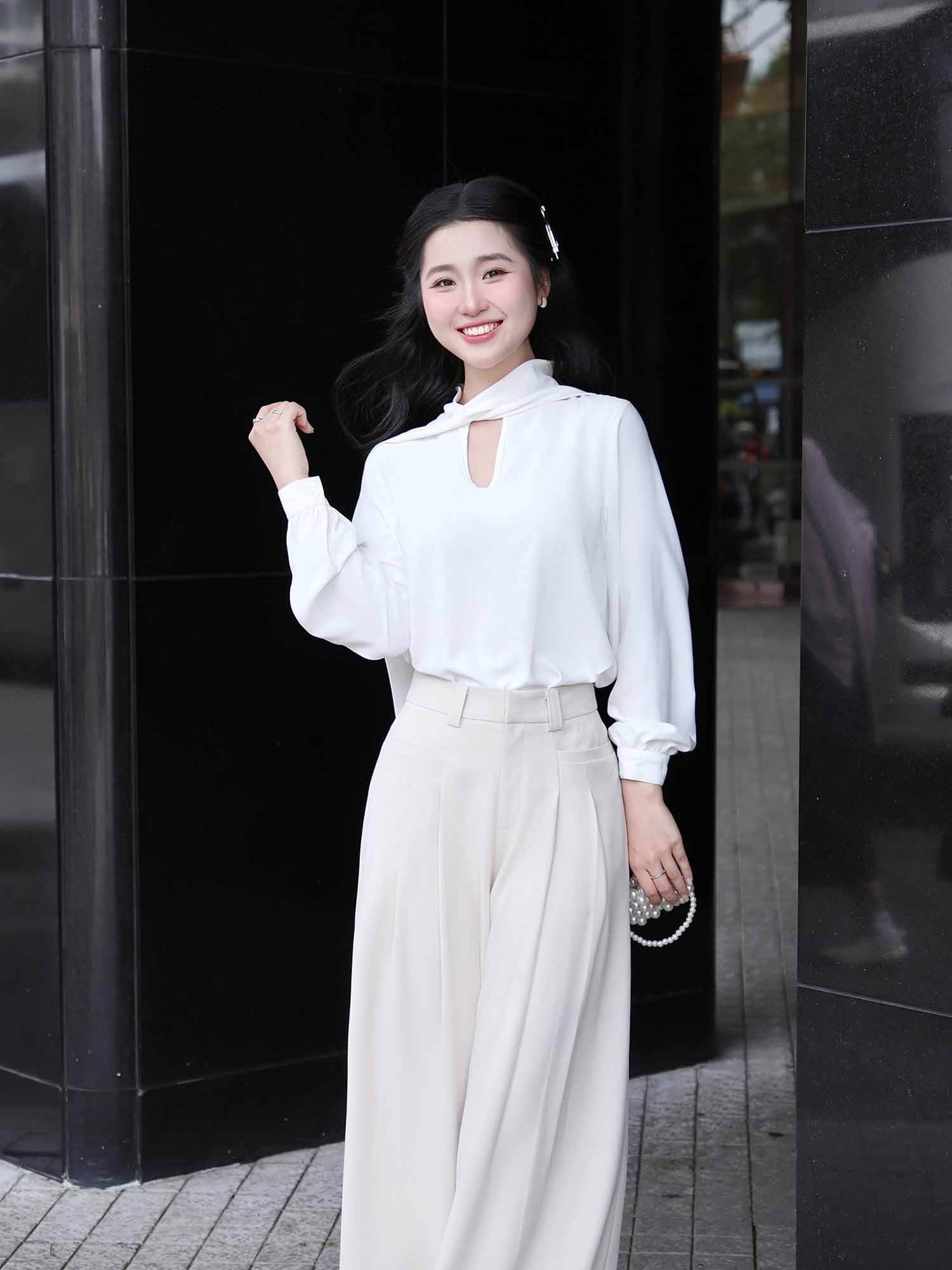 Quần tây dài ống suông