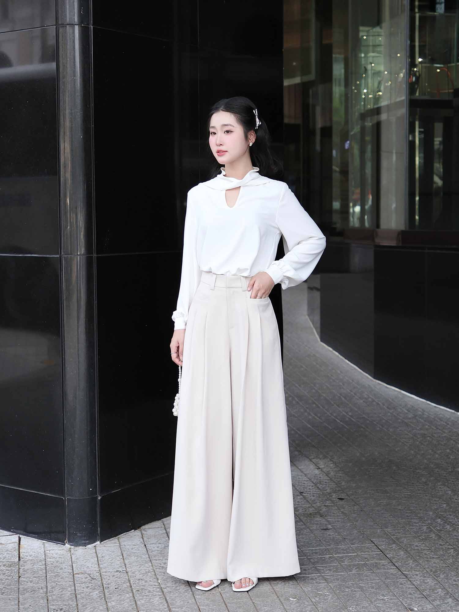 Quần tây dài ống suông