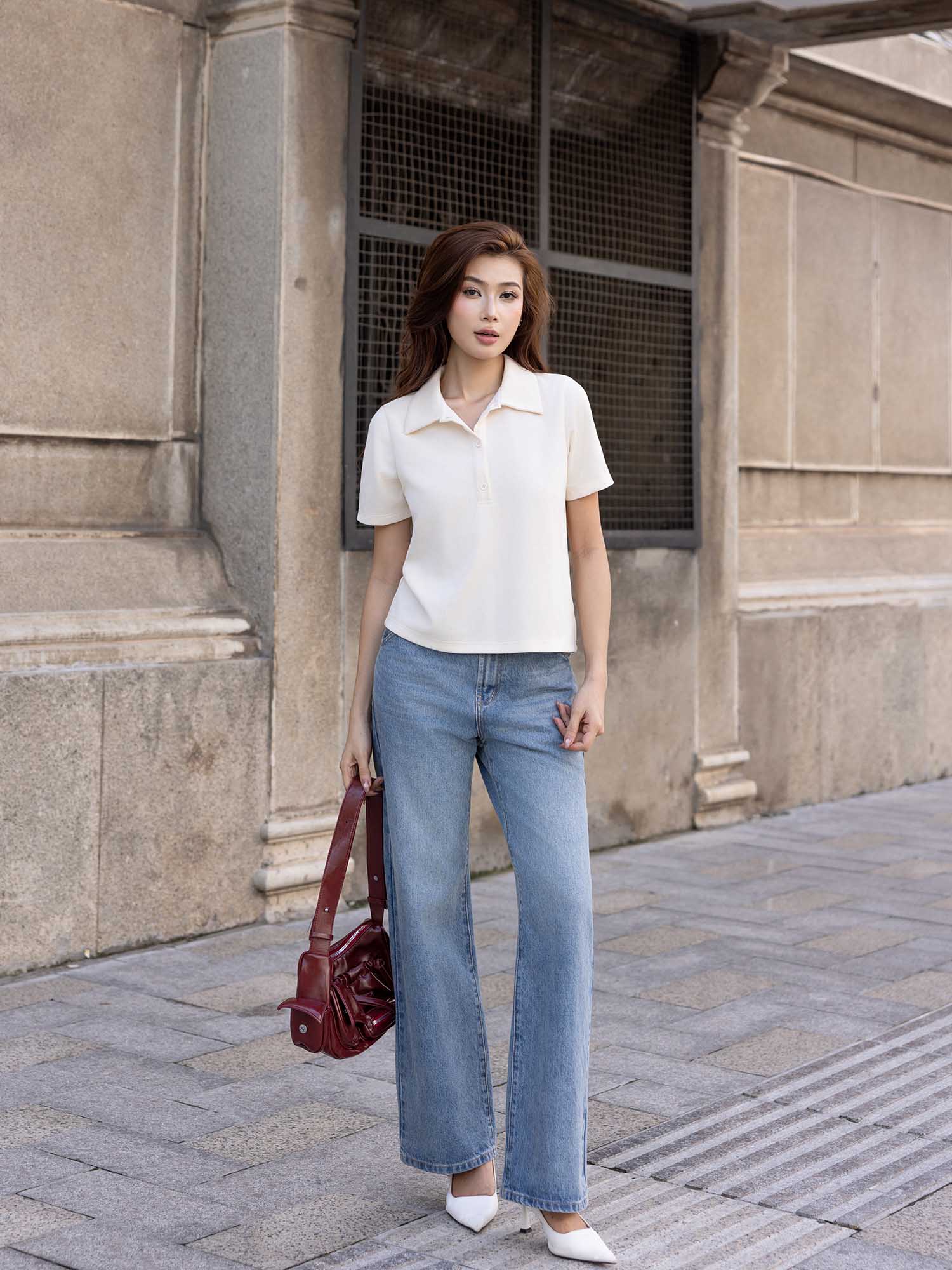 Áo thun polo dệt kim