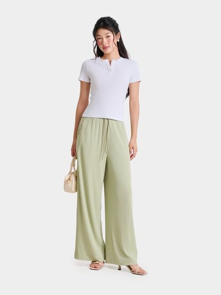  Quần thun dài ống suông 