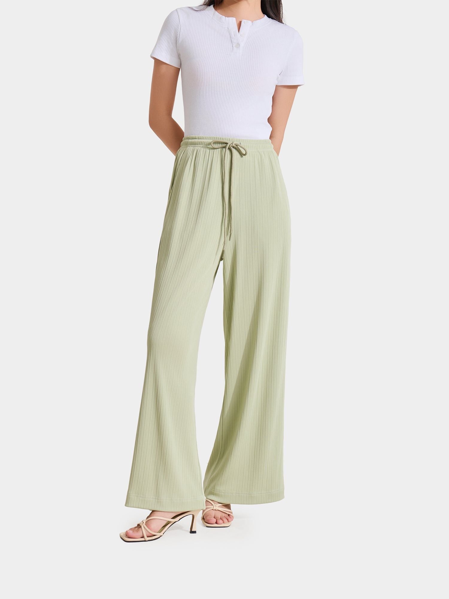  Quần thun dài ống suông 