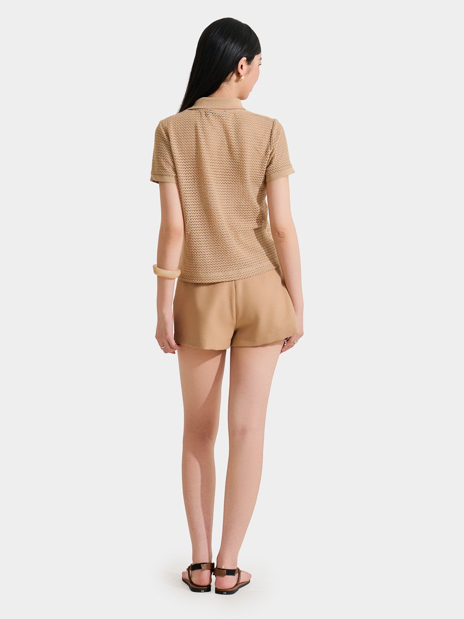  Áo thun polo dệt kim form cơ bản 