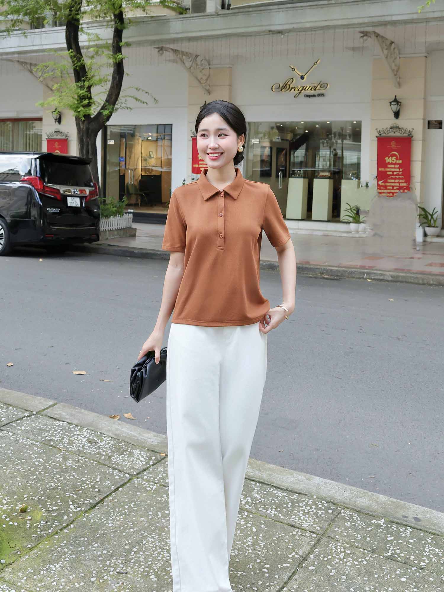 Áo thun polo dệt kim