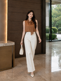  Áo kiểu voan cổ phối nơ 