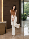  Áo kiểu voan cổ phối nơ 