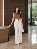  Áo kiểu voan cổ phối nơ 
