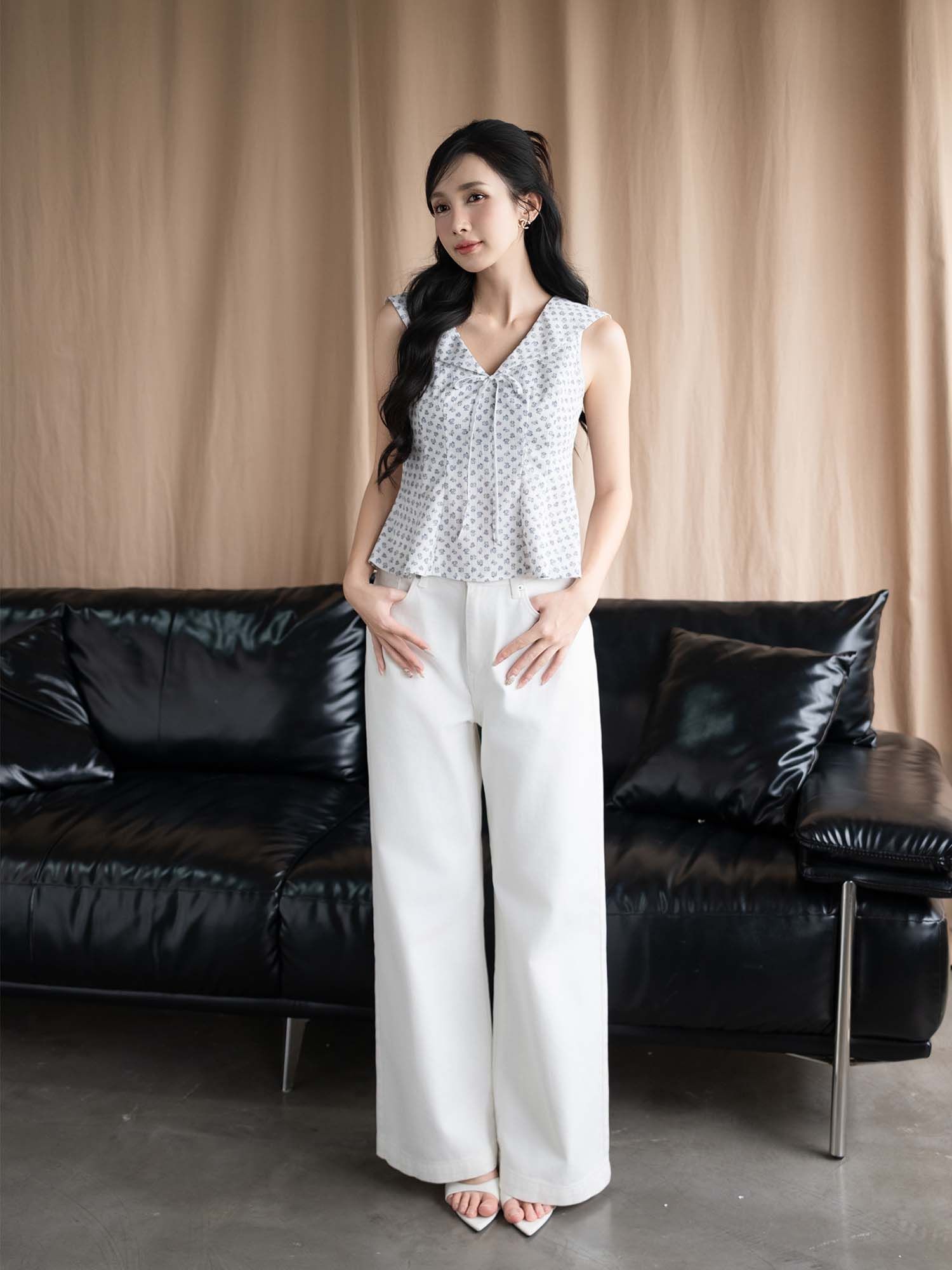  Quần jean ống đứng basic 