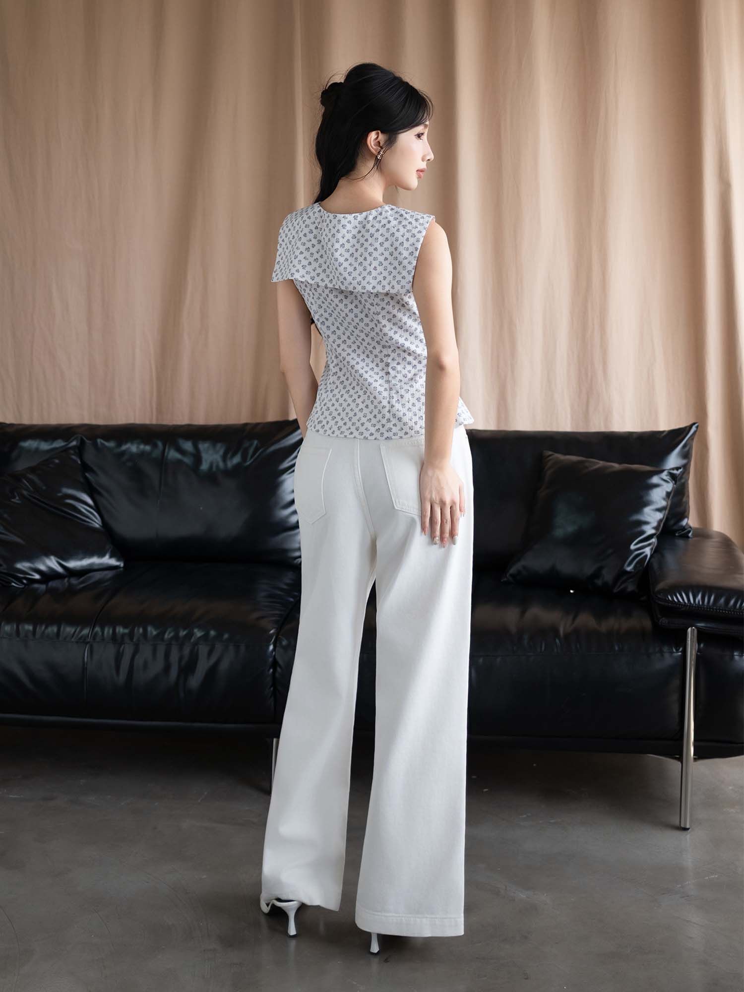  Quần jean ống đứng basic 