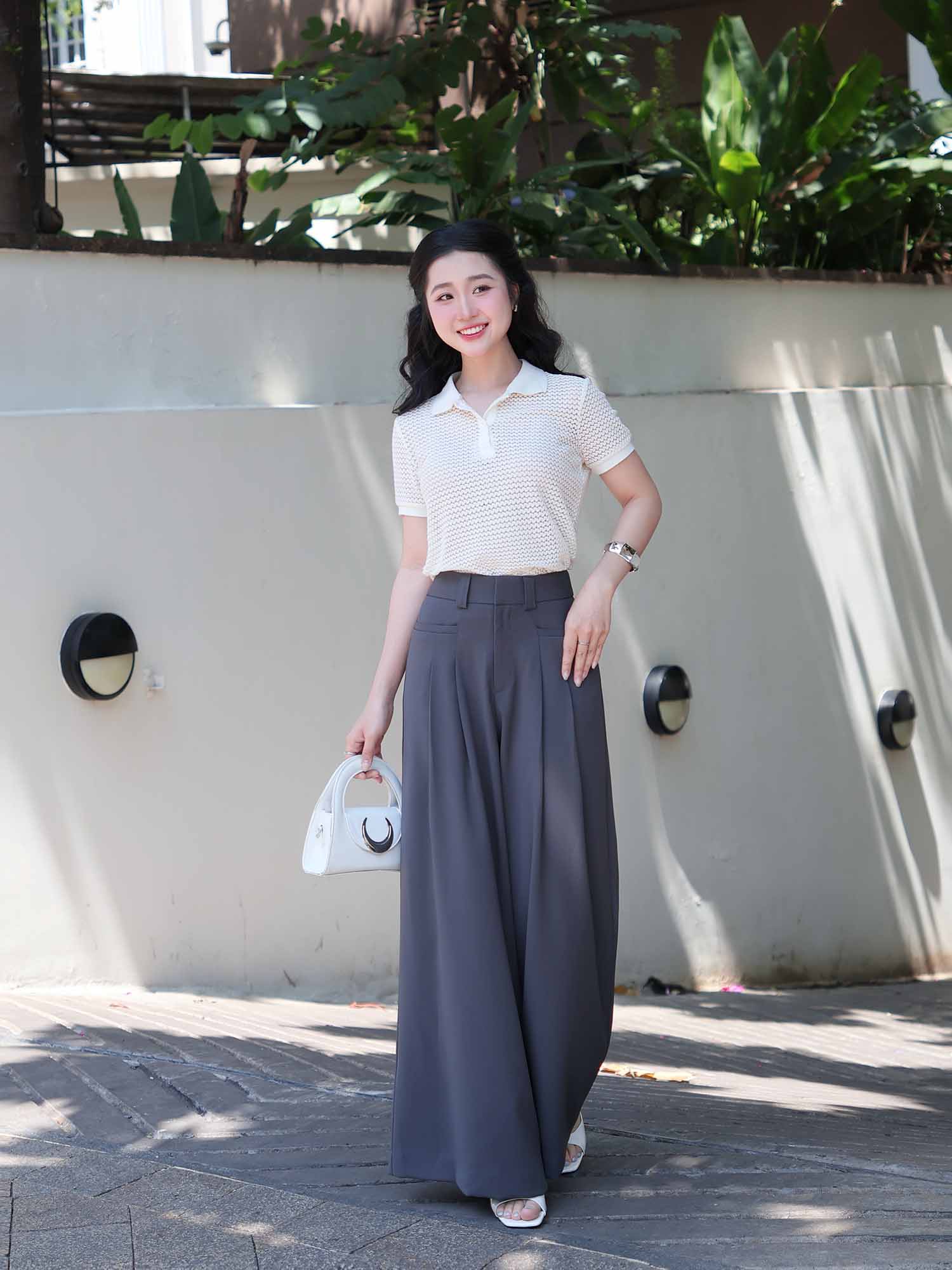 Quần tây dài ống suông