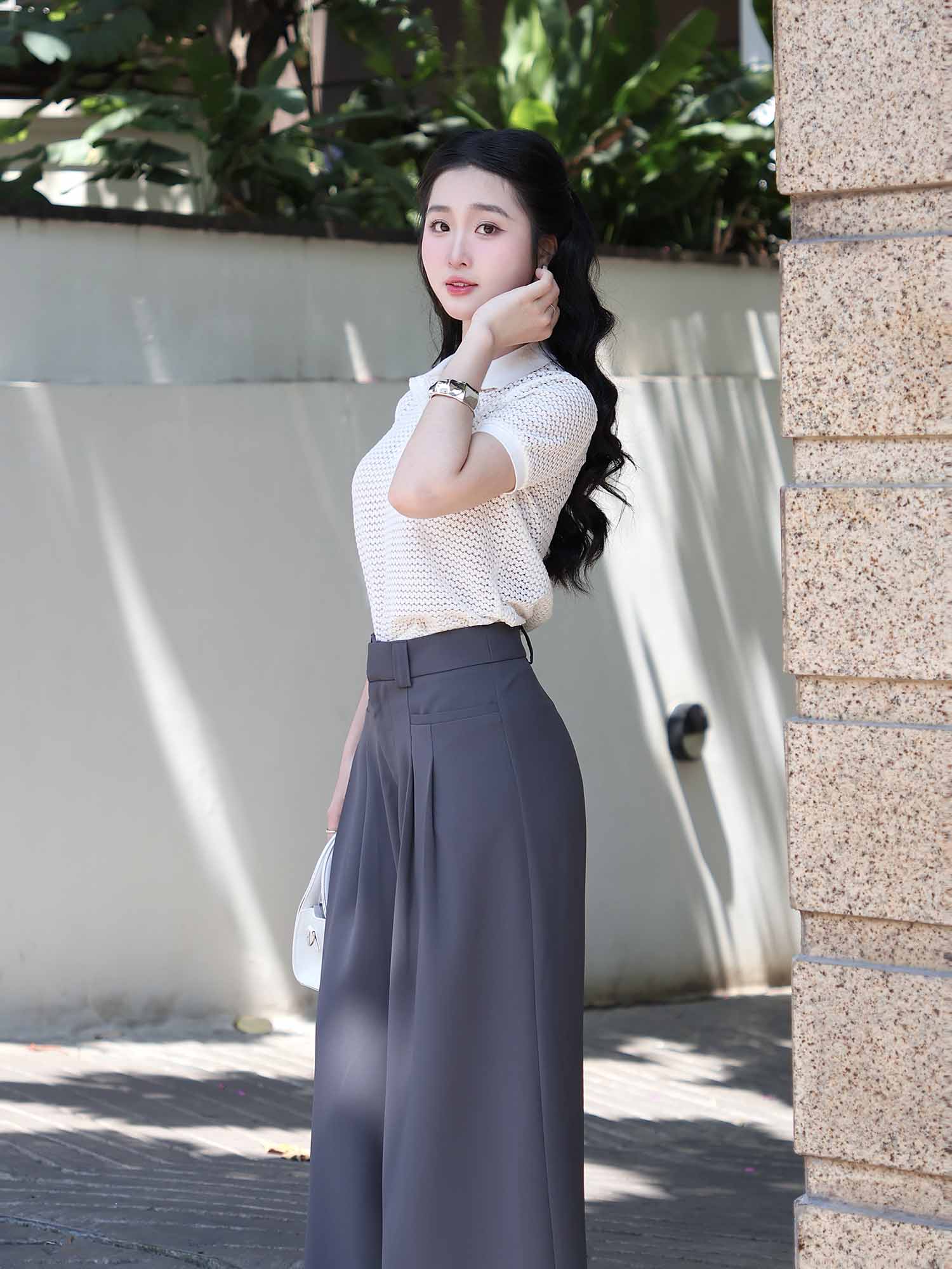 Quần tây dài ống suông