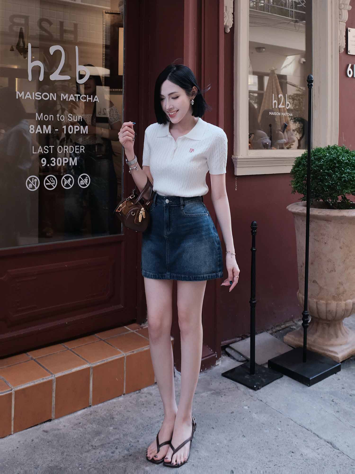 Chân váy Jean ngắn
