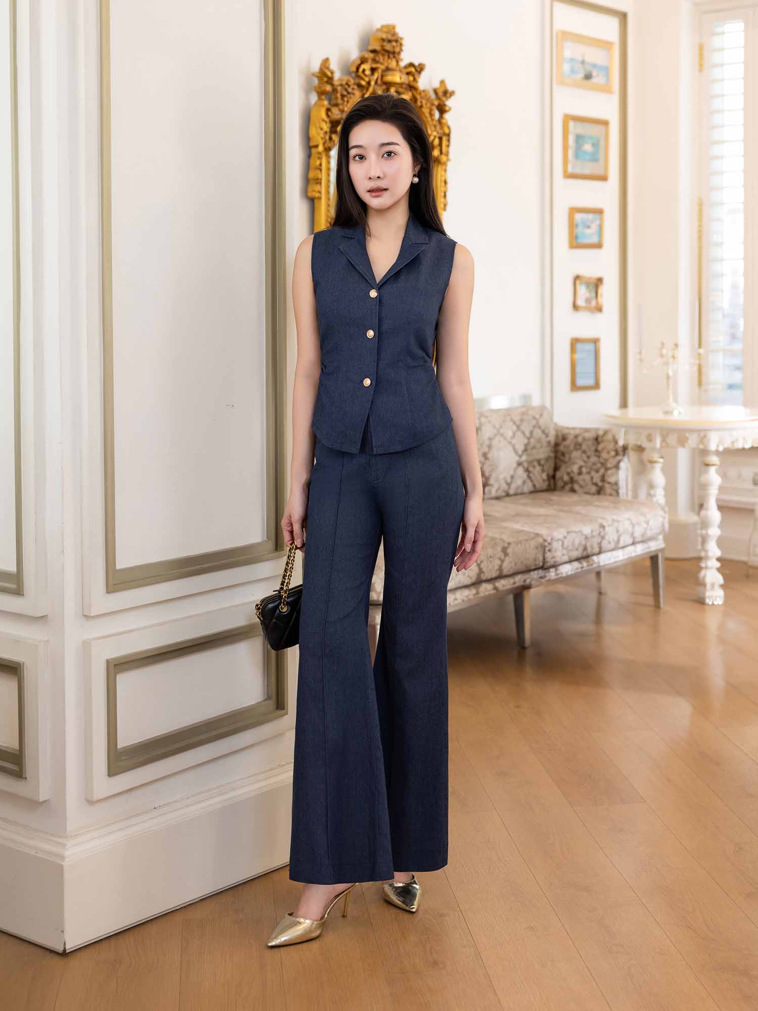 Quần dài jean ống loe