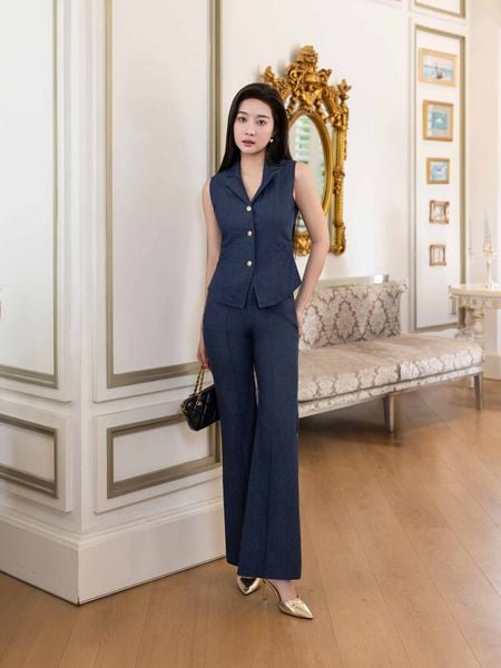  Quần dài jean ống loe 