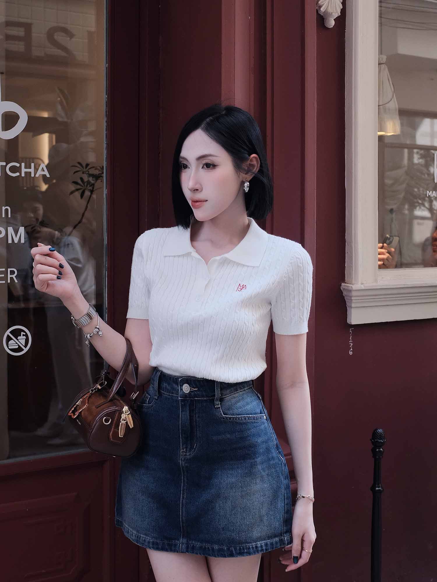 Chân váy Jean ngắn