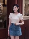  Chân váy Jean ngắn 