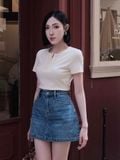  Chân váy Jean ngắn 