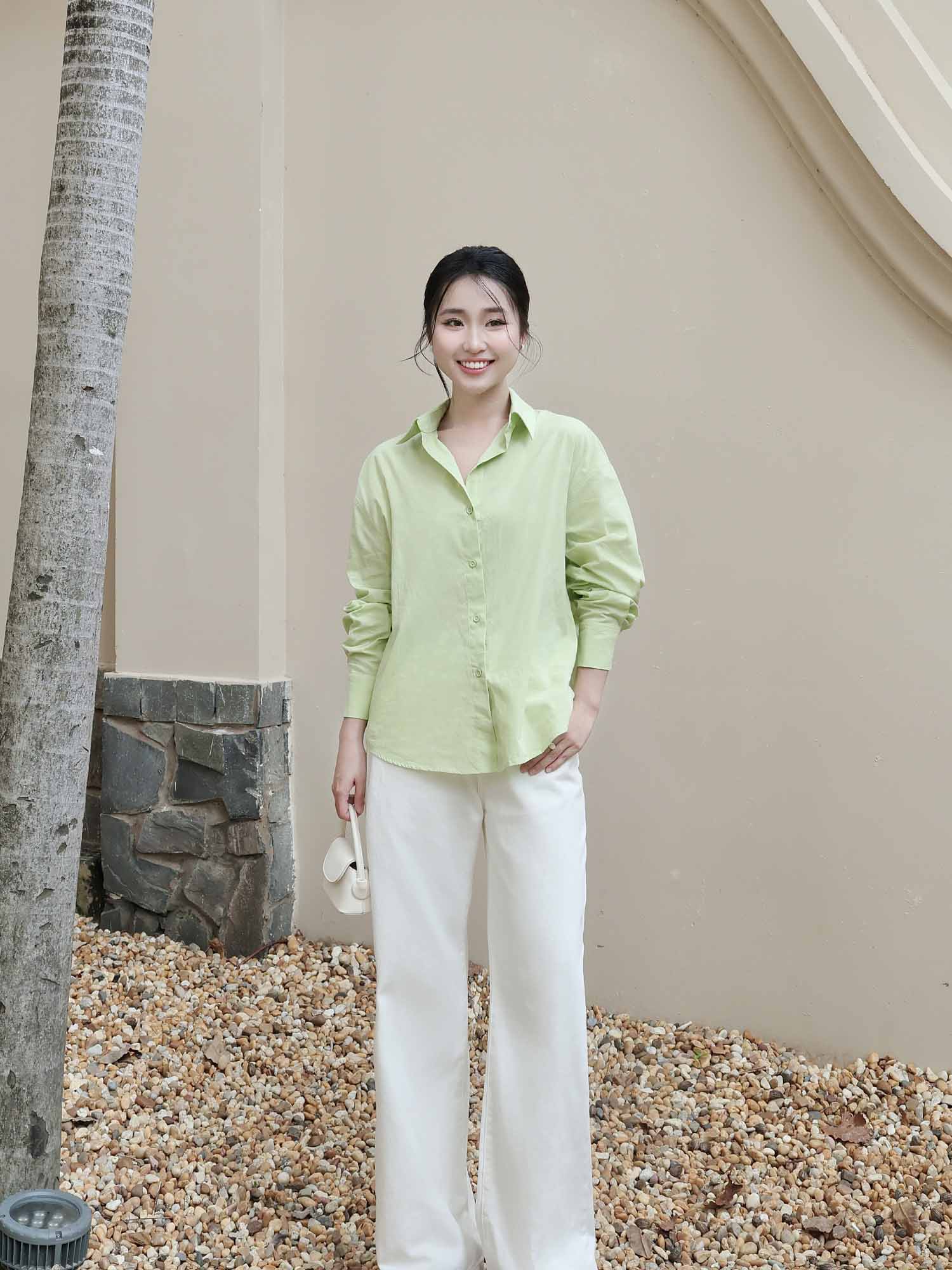 Áo sơ mi cơ bản form rộng