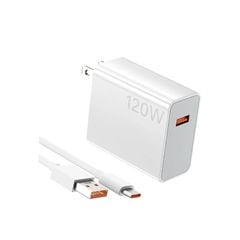 Cốc Sạc Nhanh Xiaomi 120W (Tặng Cáp)