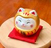  Mèo Daruma vàng tròn lớn 