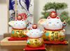  Mèo vàng Daruma sim 12cm 