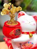  MÈO ÔM CÂY TÀI LỘC  SC53316 